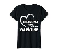 Grandma is My Valentine Grandmother Valentine's Day T-Shirt
