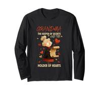 Grandma is The Keeper of Secrets and The Holder of Hearts. Long Sleeve T-Shirt