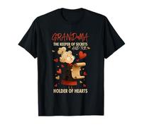 Grandma is The Keeper of Secrets and The Holder of Hearts. T-Shirt