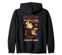 Grandma is the keeper of secrets and the holder of hearts. Zip Hoodie