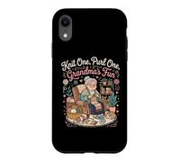Grandma Knitter Knit One Purl One Fun Yarn Knitting Case for iPhone XR
