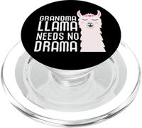 Grandma Llama Needs No Drama Funny And Cute Llama Design PopSockets PopGrip for MagSafe