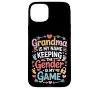 Grandma Loves Keeping Gender Secrets Party Idea Case for iPhone 15 Plus