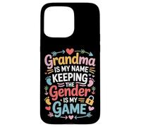 Grandma Loves Keeping Gender Secrets Party Idea Case for iPhone 15 Pro Max