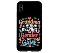 Grandma Loves Keeping Gender Secrets Party Idea Case for iPhone XS Max
