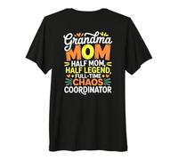 Grandma MOM Half MOM Half Legend Full TIME Coordinator Premium T-Shirt