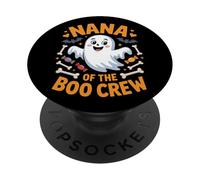 Grandma Nana Of The Boo Crew Family Halloween Gathering PopSockets Adhesive PopGrip