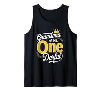 Grandma of Mr Onederful 1st Birthday First One-Derful Party Tank Top