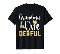 Grandma of Mr Onederful 1st Birthday First OneDerful Party T-Shirt