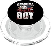 Grandma Of The Birthday Boy Matching Baseball Birthday PopSockets PopGrip for MagSafe