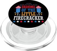 Grandma Of The Little Firecracker 4th of July Fireworks PopSockets PopGrip for MagSafe
