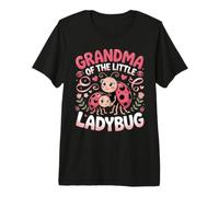 Grandma of the Little Ladybug Bug Insect Garden Premium T-Shirt
