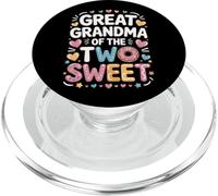 Grandma Of The Two Sweet Donut Lover Great Grandmother PopSockets PopGrip for MagSafe