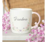 Grandma Pastel Floral Mug