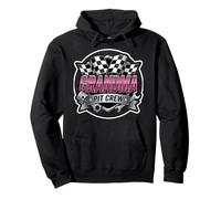 Grandma Pit Crew Race Car Birthday Grandmother Matching Pullover Hoodie