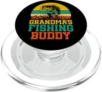 Grandma’s Fishing Buddy Grandma Fishing PopSockets PopGrip for MagSafe