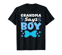 Grandma Says Boy Gender Reveal Party Team Blue Voting T-Shirt