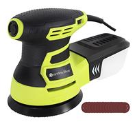GRANDMA SHARK Multifunction Orbital Sander, with Big Capacity Dust Box, 15 Pcs 125mm Sandpaper (Six-Speed/13000RPM)