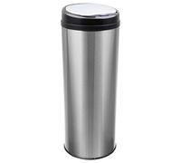 GRANDMA SHARK Tall Kitchen Sensor Bin, Rubbish Trash Can, Open-Cover by Infrared-Sensor, Anti-Fingerprint Stainless Steel Bin (50 Litres)