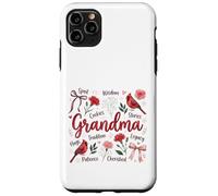 Grandma Spoil Wisdom Hugs Cardinal Floral Design Case for iPhone 11 Pro Max