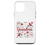 Grandma Spoil Wisdom Hugs Cardinal Floral Design Case for iPhone 12 mini