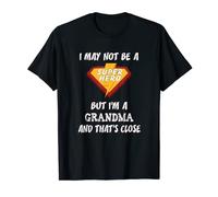 Grandma Super Hero T-Shirt - Fun Slogan Gift Tee T-Shirt