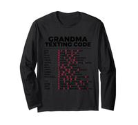 Grandma Texting Code At The Dollar Store Again Baking Long Sleeve T-Shirt