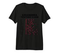 Grandma Texting Code At The Dollar Store Again Baking Premium T-Shirt