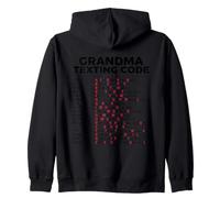 Grandma Texting Code At The Dollar Store Again Baking Zip Hoodie