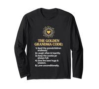 Grandma The Golden Grandma Code Family Elder Long Sleeve T-Shirt