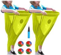 Grandma Trousers Game for the Garden, Grandma Trousers Outdoor Game with Bouncy Balls, The Ultimate Party Game for the Garden! Grandma Trousers Giant Throwing Game for Outdoors, Family Reunion Playset