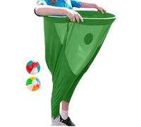 Grandma Trousers Game in the Garden, Funny Giant Stretchy Pants, Funny Giant Jumping Game with 2 Jumping Balls, Garden Giant Throwing Game for Outdoors, Group Ball Game, Garden Game for All Ages