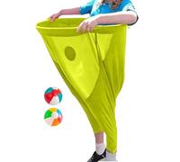 Grandma Trousers Game in the Garden, Giant Throwing Games for Outdoors, Party Rush Garden Game with 2 Elastic Balls, Group Ball Game for All Ages Fun Outdoor Game