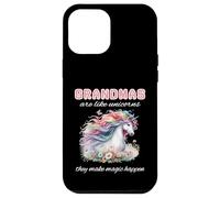 Grandma Unicorn Lover Make Magic Happen Pretty Bojo Floral Case for iPhone 12 Pro Max
