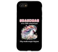 Grandma Unicorn Lover Make Magic Happen Pretty Bojo Floral Case for iPhone SE (2020) / 7 / 8