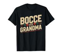 Grandma Who Destroys Everyone Bocce Ball Backyard Lawn T-Shirt