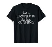 Grandma Who Loves Running | Runner | 5K Run Marathon Race T-Shirt