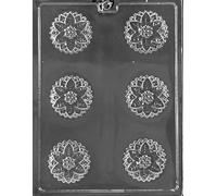 Grandmama's Goodies C467 Christmas Poinsettia Cookie Chocolate Soap Mold with Exclusive Molding Instructions