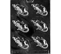 Grandmama's Goodies H056 Halloween Rat Rodent Mouse Chocolate Candy Soap Mold with Exclusive Molding Instructions