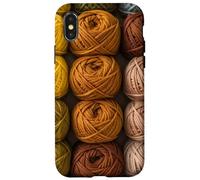 Grandma's crochet Granny's, crochet colorful Fall Autumn Case for iPhone X/XS