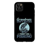 Grandmas Don’t Retire They Go Fishing Grandma Fishing Case for iPhone 11 Pro Max