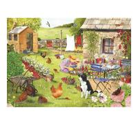 The House of Puzzles Grandma's Garden - Big 500 Piece Jigsaw Puzzle