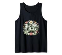 Grandmas Garden Blooming with Love Floral Gardening Tank Top