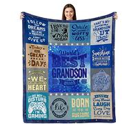 Grandma's Grandson Blanket - Graduation & Birthday Gift Ideas, 60"x50" Throw Blanket