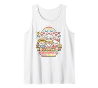 Grandma's Little Bunnies Cute Easter Bunny Family Tank Top