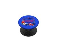 Grandmas little firecracker July 2026 new baby floral hearts PopSockets Adhesive PopGrip