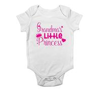 Grandma's Little Princess Pink Cute Baby Vest Bodysuit