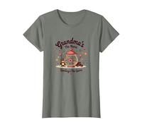 Grandmas The Name Spoilings The Game Sweet Family Love T-Shirt, Women, Olive Heather, XX-Large