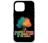 Grandmas wisdom is the shining light of the family Case for iPhone 16 Pro Max