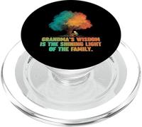 Grandmas wisdom is the shining light of the family PopSockets PopGrip for MagSafe